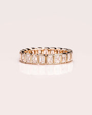 2.50 TCW Emerald Cut Lab Grown Diamond Wedding Band Gift For Her Mapple Gems